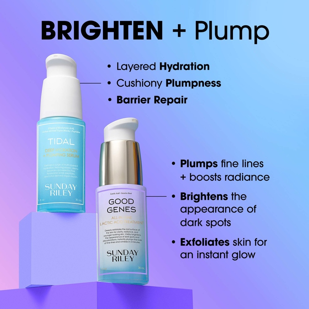 New Sunday Riley Deep Dive Hydration + Plumping Set - Limited Edition - Picture 3 of 8